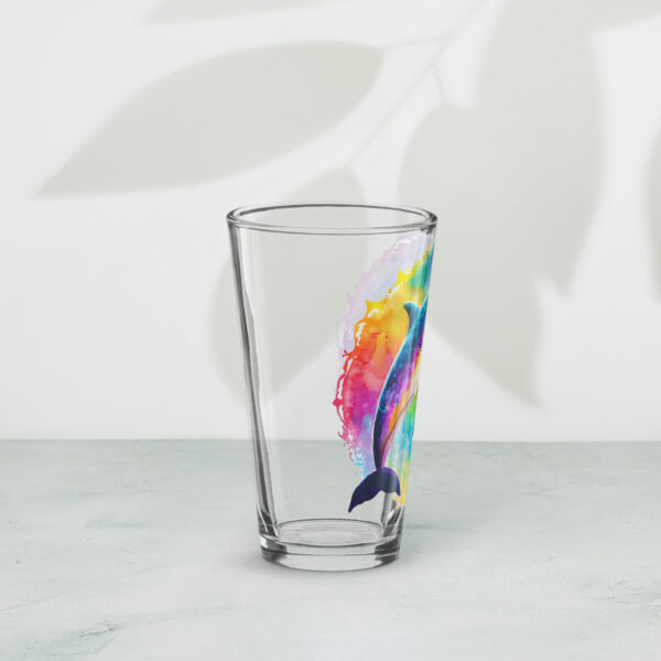 Rainbow Dolphin Glass - Image 3