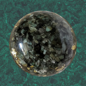 Emerald Essence Dome Orgonite